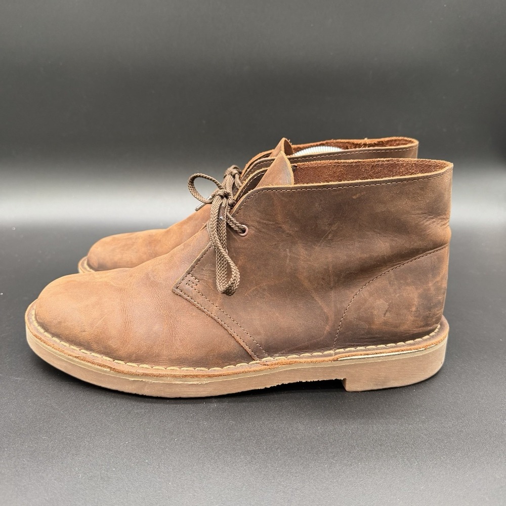 Clarks Chukka Bushacre Desert Boots 15522 Size 11M Brown NO INSOLES